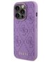 Original Case APPLE IPHONE 15 PRO MAX Guess Hardcase Leather 4G Stamped (Guhcp15xp4epmu) purple 3666339150471