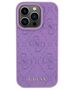 Original Case APPLE IPHONE 15 PRO MAX Guess Hardcase Leather 4G Stamped (Guhcp15xp4epmu) purple 3666339150471