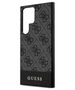 Original Case SAMSUNG GALAXY S24 ULTRA Guess Hardcase 4G Stripe Collection (GUHCS24LG4GLGR) black 3666339241148