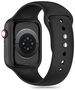 Strap for APPLE WATCH 4 / 5 / 6 / 7 / 8 / 9 / SE / ULTRA 1 / 2 (42 / 44 / 45 / 49 MM) Tech-Protect Silicone black 5906302303984