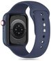 Strap for APPLE WATCH 4 / 5 / 6 / 7 / 8 / 9 / SE / ULTRA 1 / 2 (42 / 44 / 45 / 49 MM) Tech-Protect Silicone Midnight Blue 5906302310067