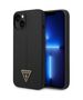 Case IPHONE 14 PLUS Guess Hardcase Silicone Triangle black 3666339065850