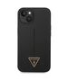 Case IPHONE 14 PLUS Guess Hardcase Silicone Triangle black 3666339065850