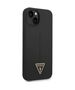 Case IPHONE 14 PLUS Guess Hardcase Silicone Triangle black 3666339065850