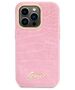 Original Case IPHONE 14 PRO Guess Croco Collection (GUHCP14LHGCRHP) pink 3666339082949