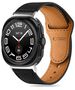 Strap for SAMSUNG GALAXY WATCH ULTRA (47MM) Tech-Protect LeatherFit black 5906302312436