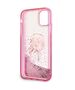 Original Case IPHONE 11 / XR Karl Lagerfeld Hardcase Liquid Glitter Karl Head (KLHCN61LNKHCP) pink 3666339375867