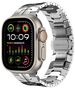 Techsuit Strap for Apple Watch 1/2/3/3/4/4/5/5/5/6/6/7/8/9/SE/SE 2/Ultra/Ultra 2 (42/44/45/49mm) - Techsuit Watchband (W063) - Silvery 5949419225138 έως 12 άτοκες Δόσεις