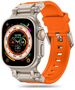 Techsuit Strap for Apple Watch 1/2/3/3/4/4/5/5/5/6/6/7/8/9/SE/SE 2/Ultra/Ultra 2 (42/44/45/49mm) - Techsuit Watchband (W064) - Titanium Silver Orange 5949419225053 έως 12 άτοκες Δόσεις