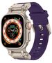 Techsuit Strap for Apple Watch 1/2/3/3/4/4/5/5/5/6/6/7/8/9/9/SE/SE 2/Ultra/Ultra 2 (42/44/45/49mm) - Techsuit Watchband (W064) - Titanium Silver Purple 5949419225046 έως 12 άτοκες Δόσεις