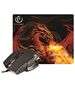 Rebeltec mouse + mouse pad RED DRAGON 5902539600520