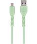 Maxlife MXUC-04 cable USB - USB-C 1,0 m 3A green 5900495875228