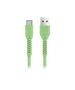 Maxlife MXUC-04 cable USB - USB-C 1,0 m 3A green 5900495875228