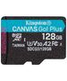 Kingston memory card 128GB microSDXC Canvas Go! Plus cl. 10 UHS-I 170 MB/s + adapter 740617301182