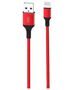 XO cable NB143 USB - Lightning 1,0 m 2,4A red 6920680870714