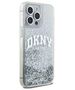 DKNY case for iPhone 15 Pro 6,1&quot; DKHCP15LLBNAET white HC liquid glitters w arch logo 3666339270919