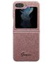 Original Case SAMSUNG GALAXY Z FLIP 5 Guess Hardcase Glitter Script (GUHCZF5HGGSHP) pink 3666339173999