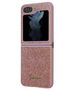 Original Case SAMSUNG GALAXY Z FLIP 5 Guess Hardcase Glitter Script (GUHCZF5HGGSHP) pink 3666339173999