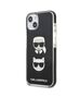 Original Case IPHONE 13 Karl Lagerfeld Hardcase Karl&Choupette Head black 3666339048655