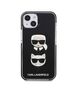 Original Case IPHONE 13 Karl Lagerfeld Hardcase Karl&Choupette Head black 3666339048655