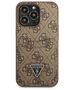 Case IPHONE 13 PRO Guess Hardcase 4G Triangle Logo Cardslot (GUHCP13LP4TPW) brown 3666339048228