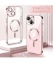 Techsuit Husa pentru iPhone 15 - Techsuit Luxury Crystal MagSafe - Pink 5949419136687 έως 12 άτοκες Δόσεις