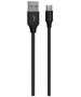 Devia cable Gracious EC308 USB - USB-C 2,0 m 2,1A black 6938595351150