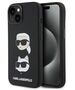 Original Case APPLE IPHONE 15 PLUS Karl Lagerfeld Silicone Karl&Choupette Head (KLHCP15MSDHKCNK) black 3666339164805