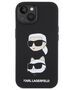 Original Case APPLE IPHONE 15 PLUS Karl Lagerfeld Silicone Karl&Choupette Head (KLHCP15MSDHKCNK) black 3666339164805