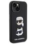 Original Case APPLE IPHONE 15 PLUS Karl Lagerfeld Silicone Karl&Choupette Head (KLHCP15MSDHKCNK) black 3666339164805